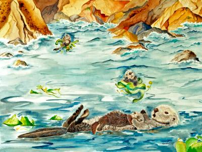 Sea Otters in the Bay