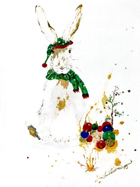 Christmas Hairy the Jack Rabbit